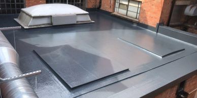 New commercial flat roof in Leicester