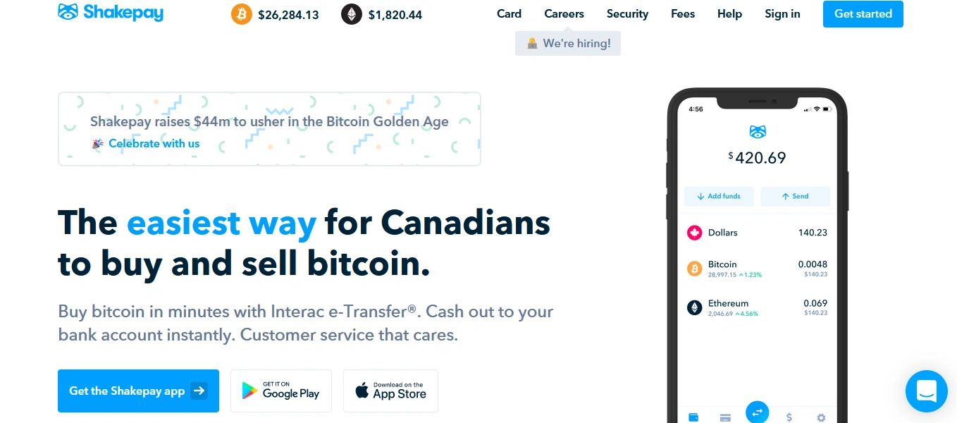 Shakepay Login - Buy/Sell Bitcoin in Canada