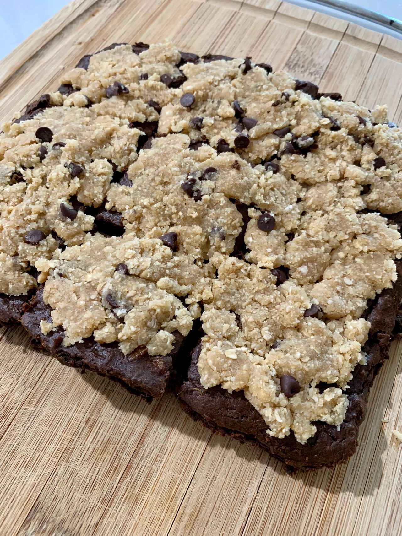 Brookie *Healthy Brownie with Cookie Dough Topping*