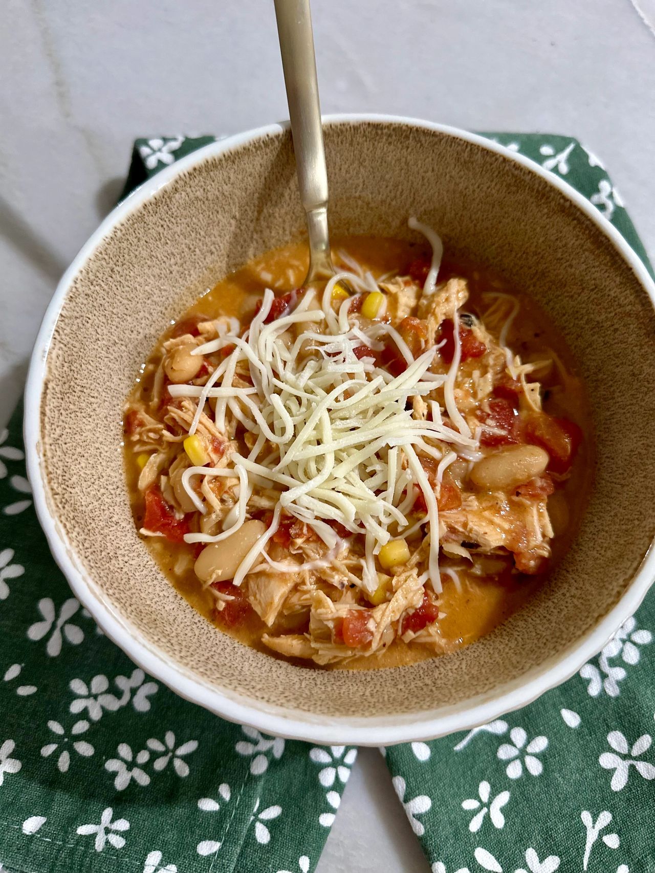 Buffalo White Chicken Chili