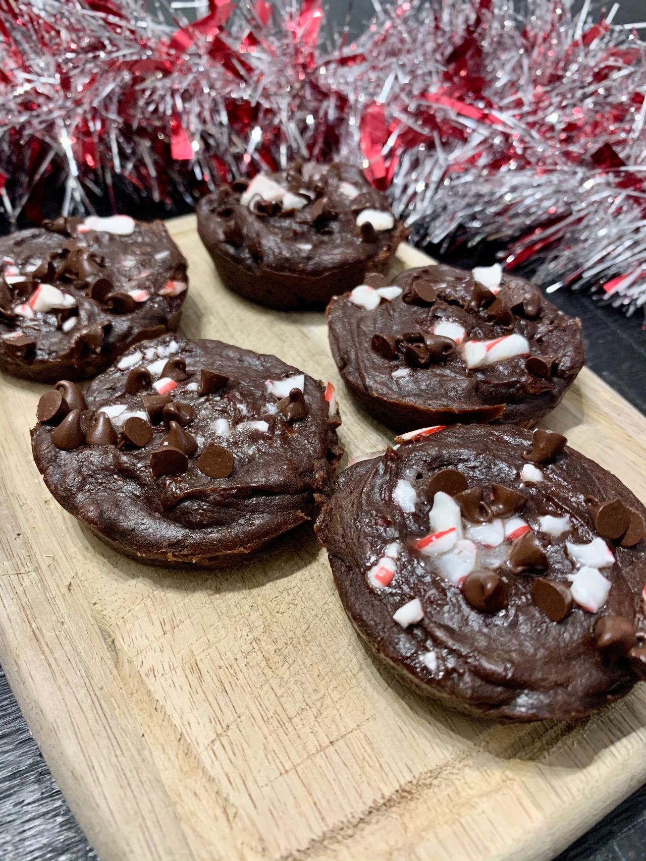 Chocolate Peppermint Muffin Tops