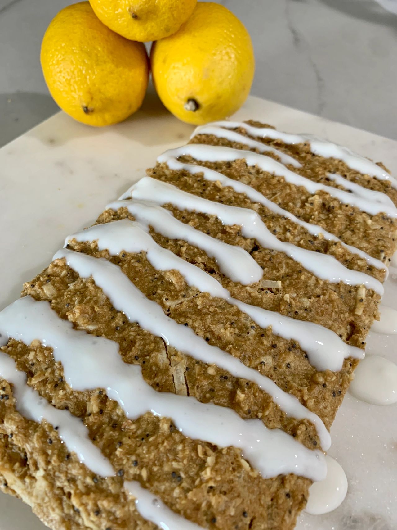 Coconut Lemon Poppy Seed Loaf
