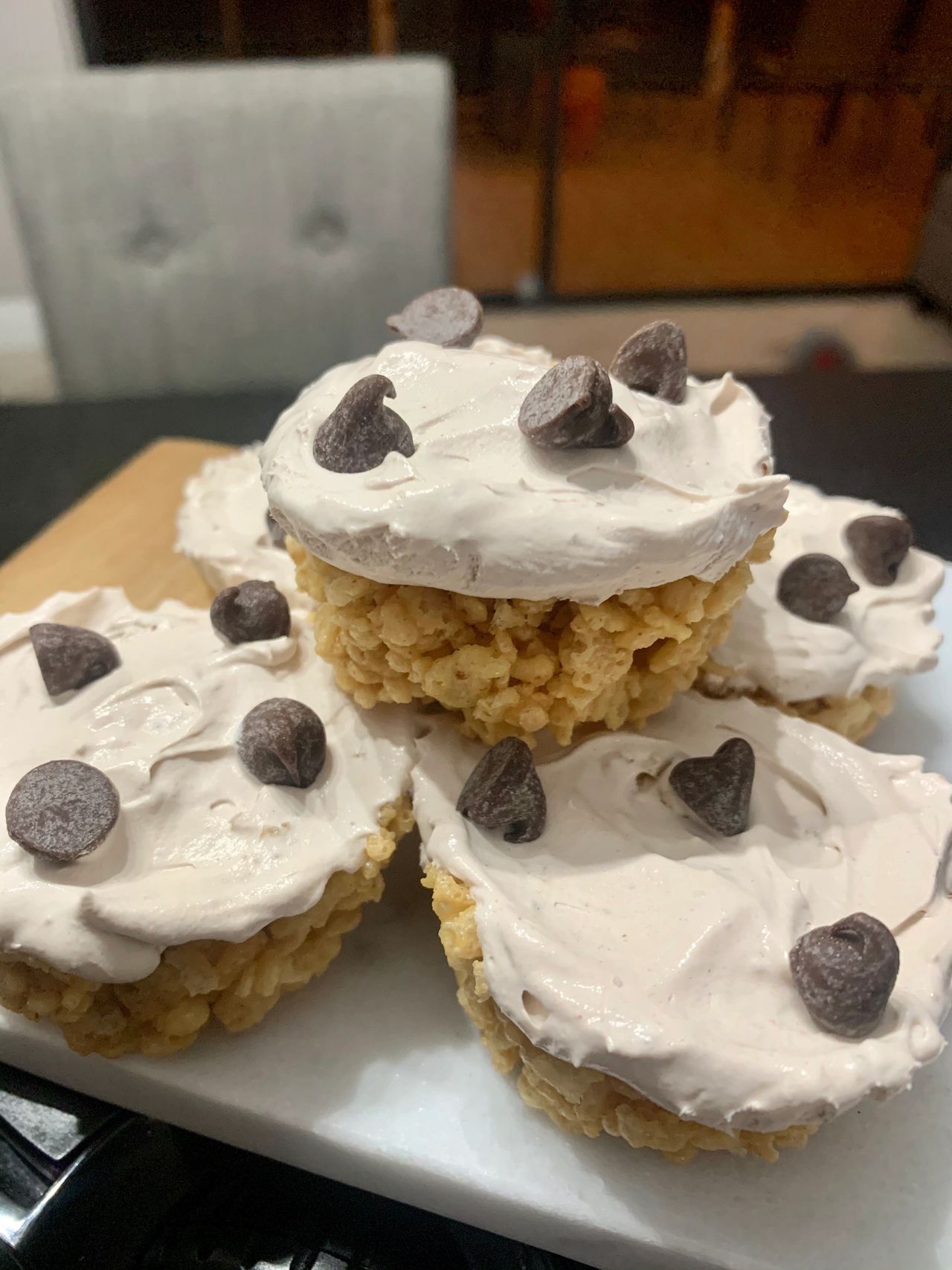 Frozen Yogurt Krispie Cups 