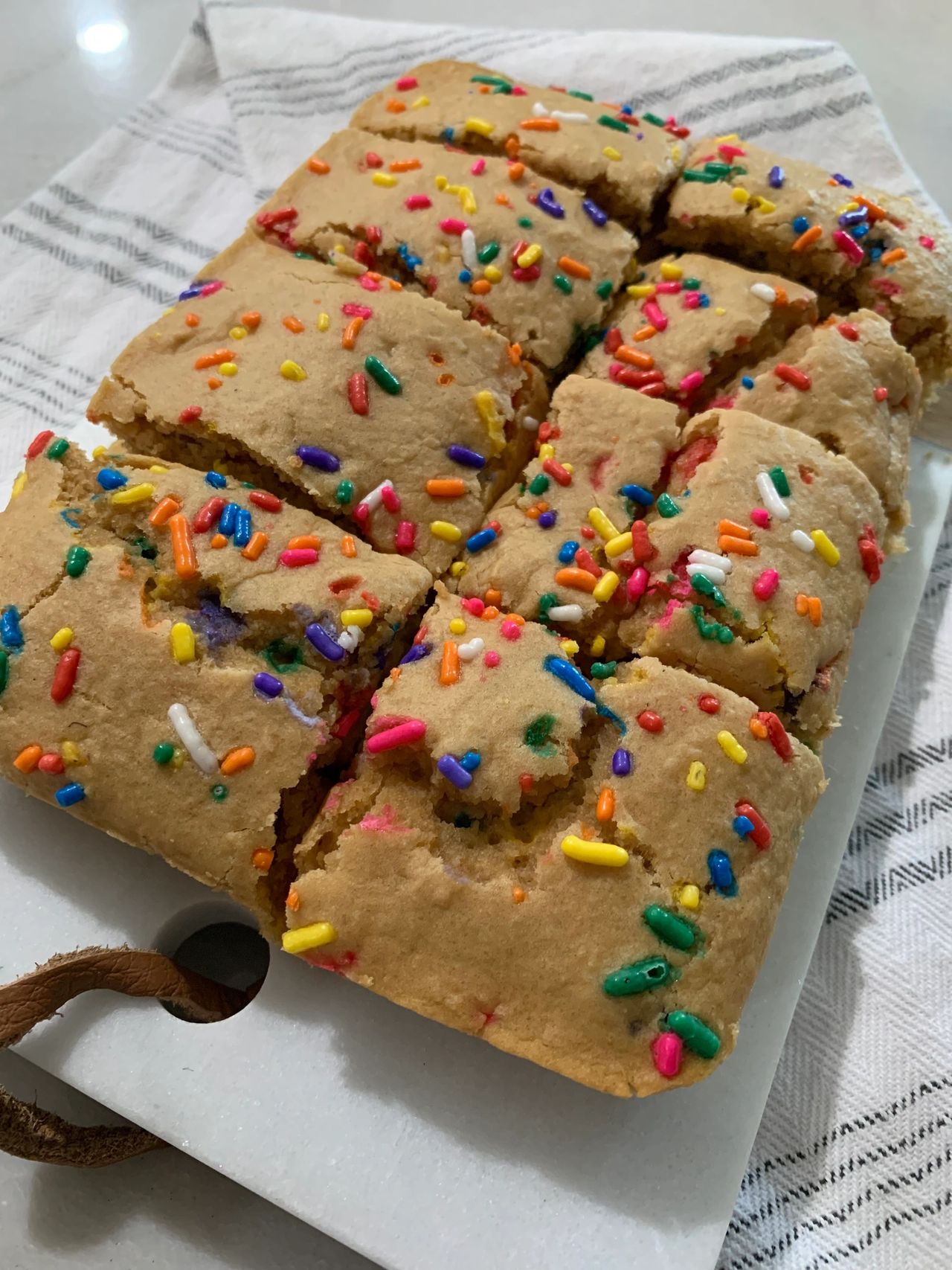 Healthy Funfetti Bars
