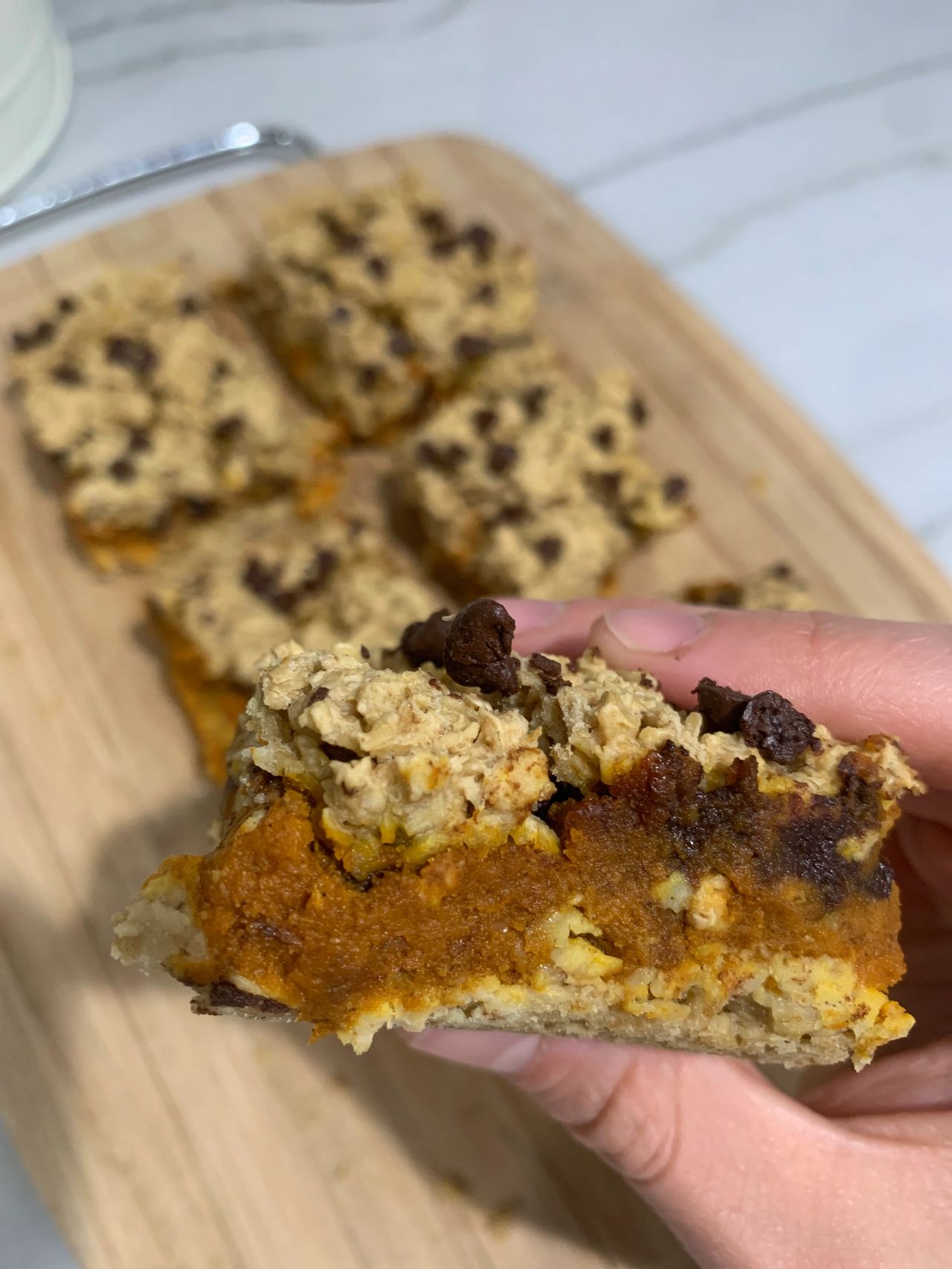 Pumpkin Stuff Cookie Bars 