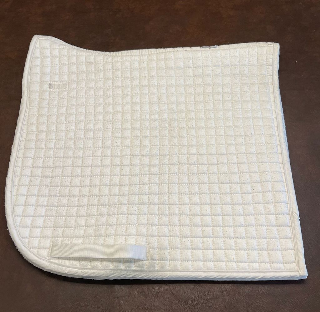 White square dressage pad
