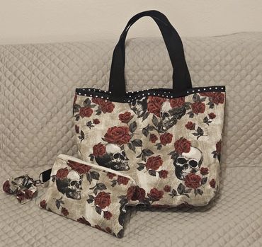 Market and zipper venue bag combo. 