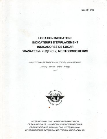 ICAO Location Indicators 2001