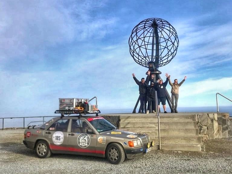 hier am Nordkap während des Baltic Sea Circle 2019