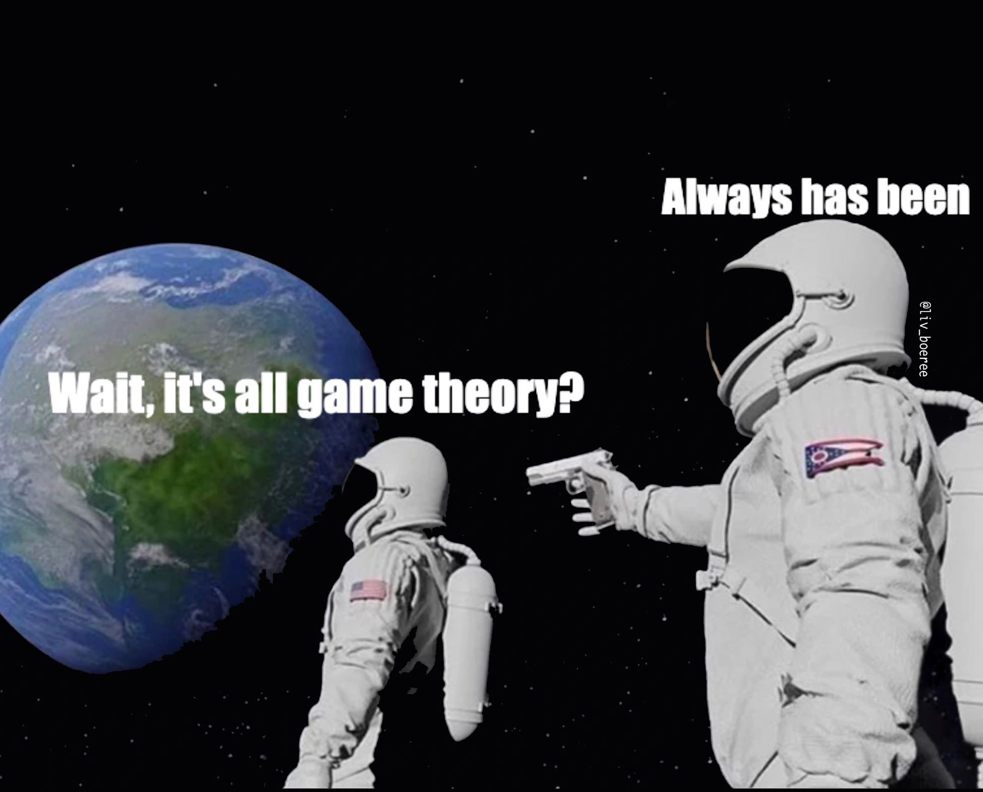 game theory astronaut meme