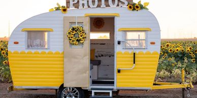 Sunflower Photobooth Trailer