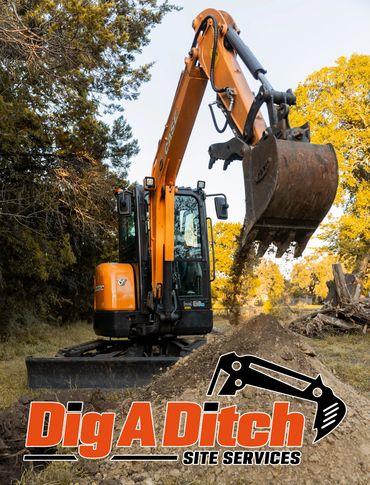 Planting a large tree... Yep, ya need to Dig A Ditch!
