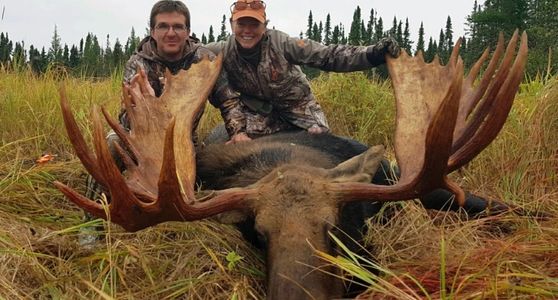 Moose hunting at Little Canada Camp, Ear Falls in Northern Ontario Canada.
Trophy moose hunts.