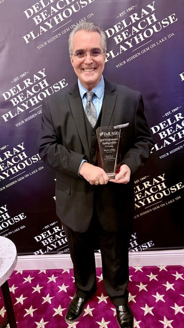 2025 DelLago Award Winner for Best Lead Actor in DRY POWDER (Boca Stage)