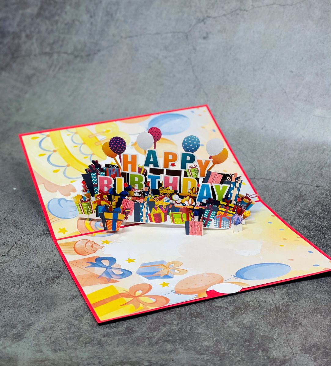 Birthday Greeting 3D Pop Up Card