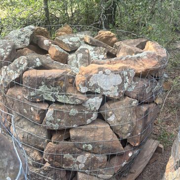 Basket Boulders (20–75 lbs): About the size of a soccer ball to a basketball. Easy to handle
