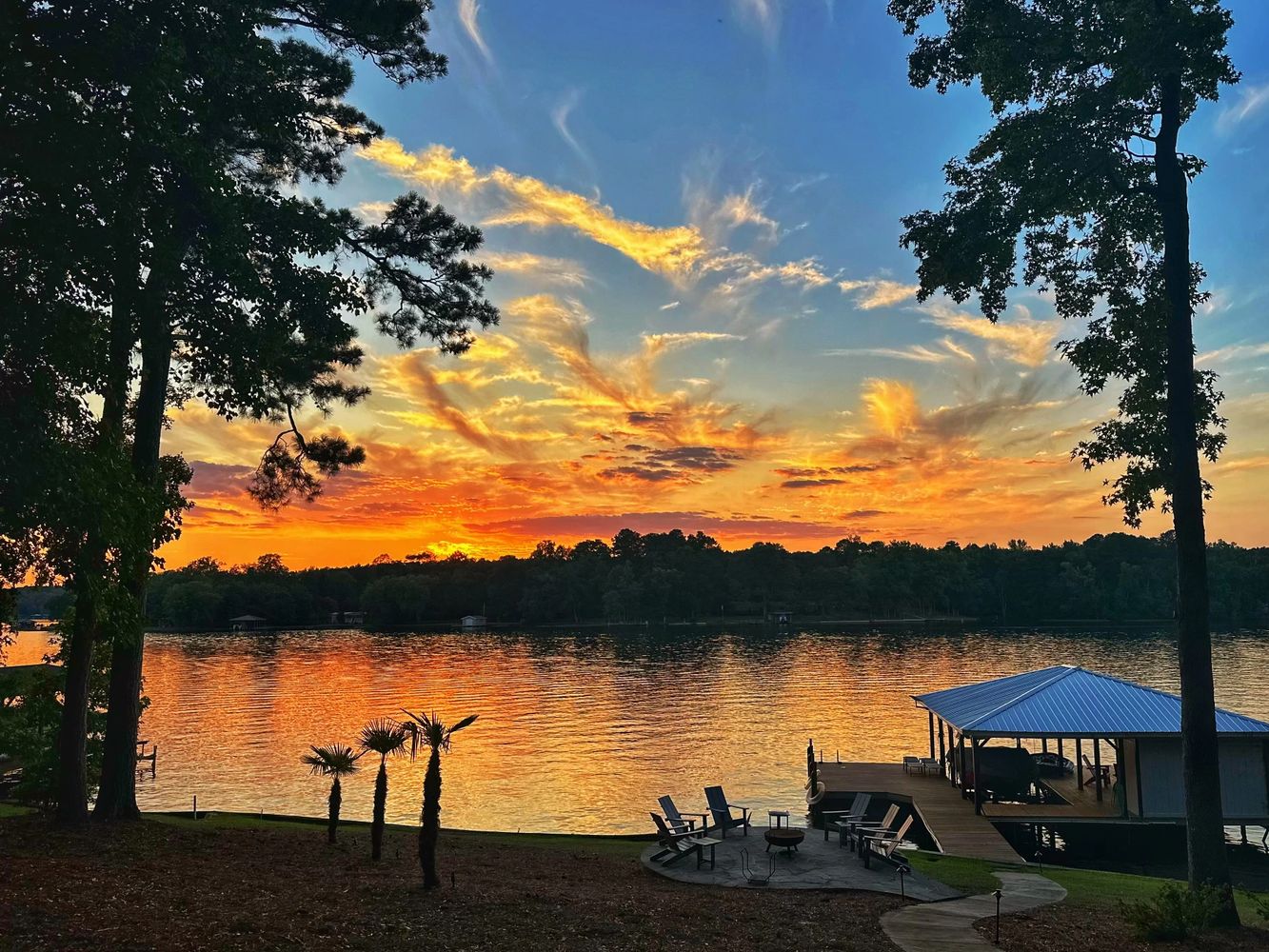 Sunset on Lake Sinclair