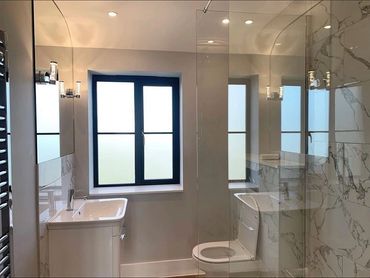 Stunning new build bathroom ready for its new owners, serviced by Immaculate Cleaning Wells.