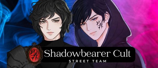 "The Shadowbearer's Curse: A Queer Dark Fantasy Romance Novel" by Jasmyn Morning STREET TEAM