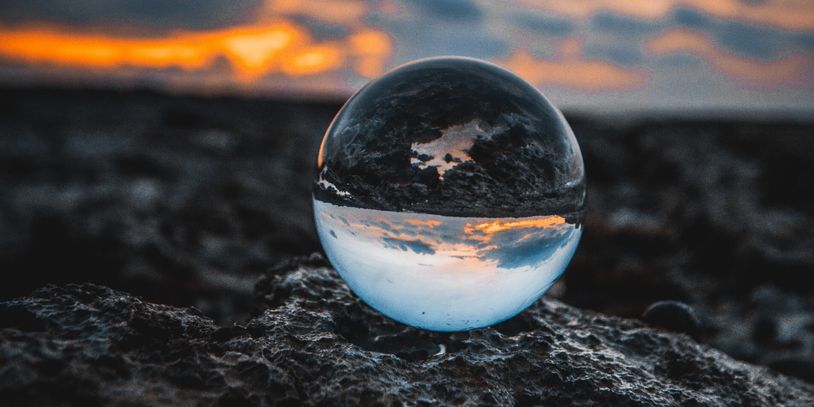 A crystal ball.