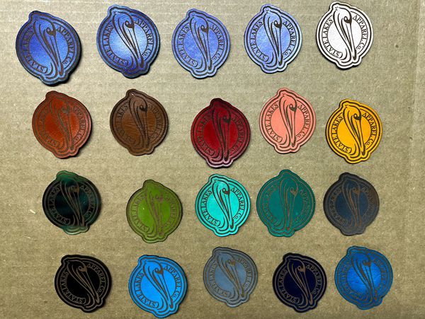 Custom Leather Patch Colors