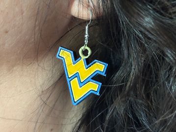 WVU Earrings