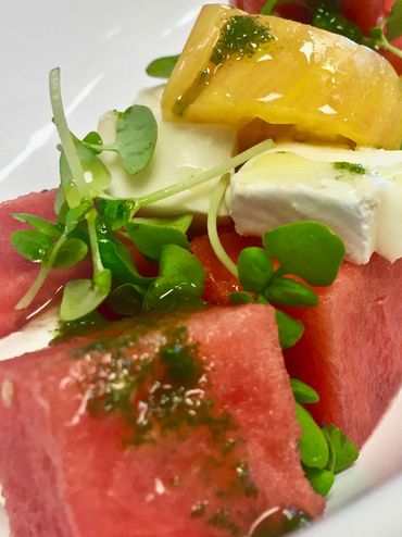 Summer Watermelon and Tomato Salad