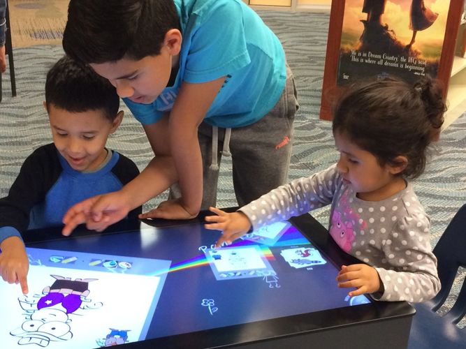 Public Library Interactive Play Table
