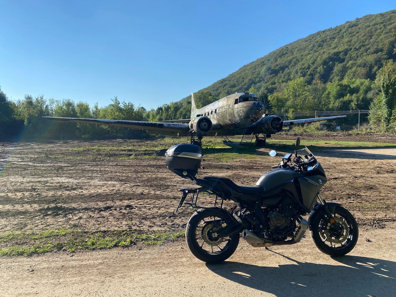 An abandoned airfield in Bosnia