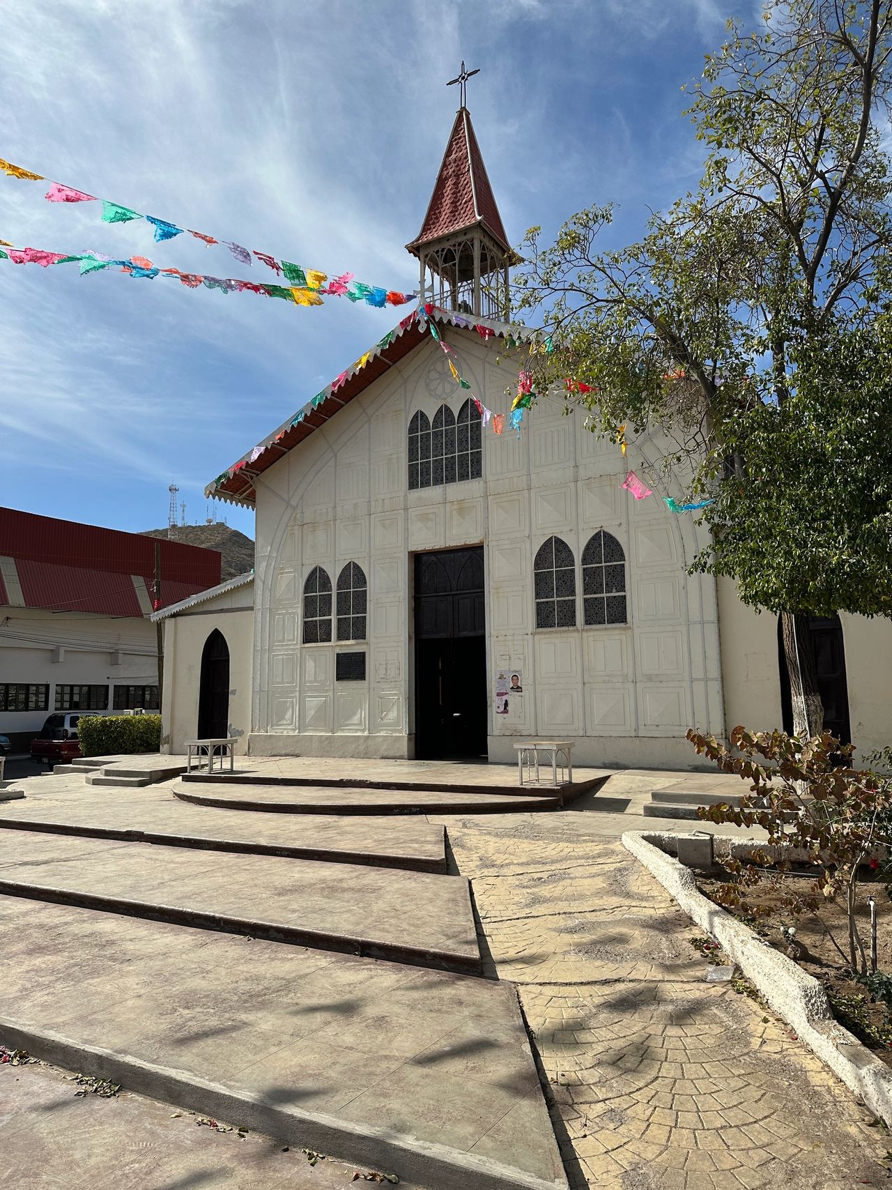 Iglesia Santa Barbara de Santa Rosalia designed by Gustave Eiffel Iglesia Santa Barbara de Santa Rosalia designed by Gustave Eiffel