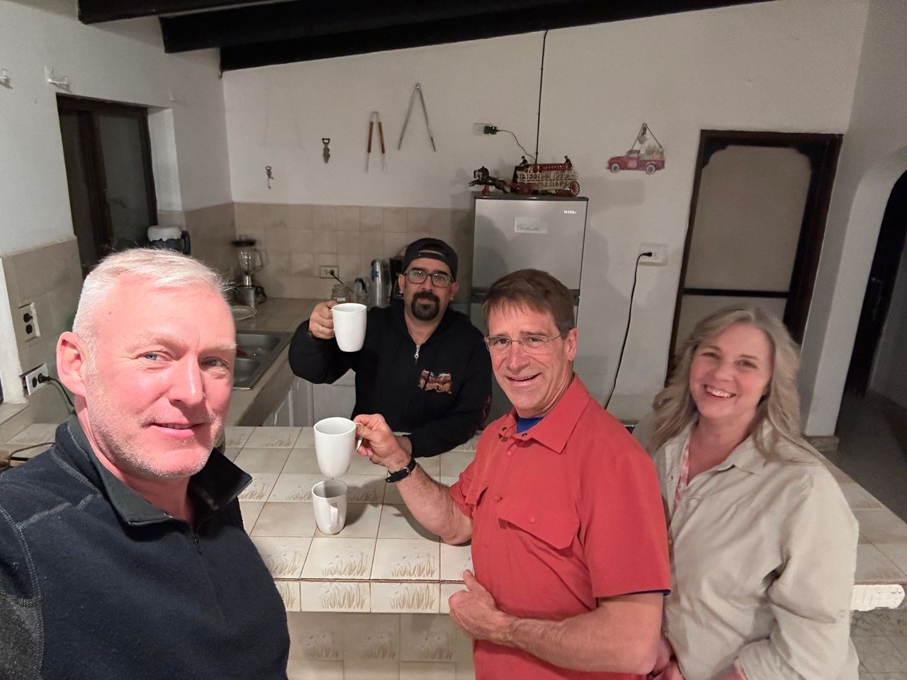 Enjoying coffee from freshly roasted beans. Enjoying coffee from freshly roasted beans.