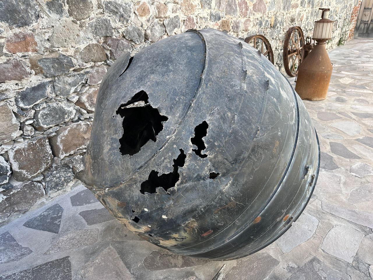 ...to satellites. This is allegedly part of a satellite that crashed from space into the desert near Mulege. ...to satellites. This is allegedly part of a satellite that crashed from space into the desert near Mulege.