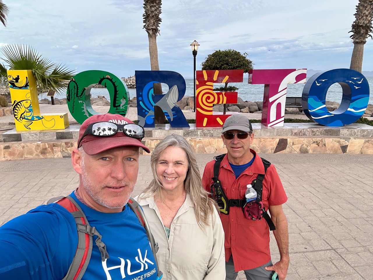 Our obligatory photo in front of the Loreto sign. Our obligatory photo in front of the Loreto sign.