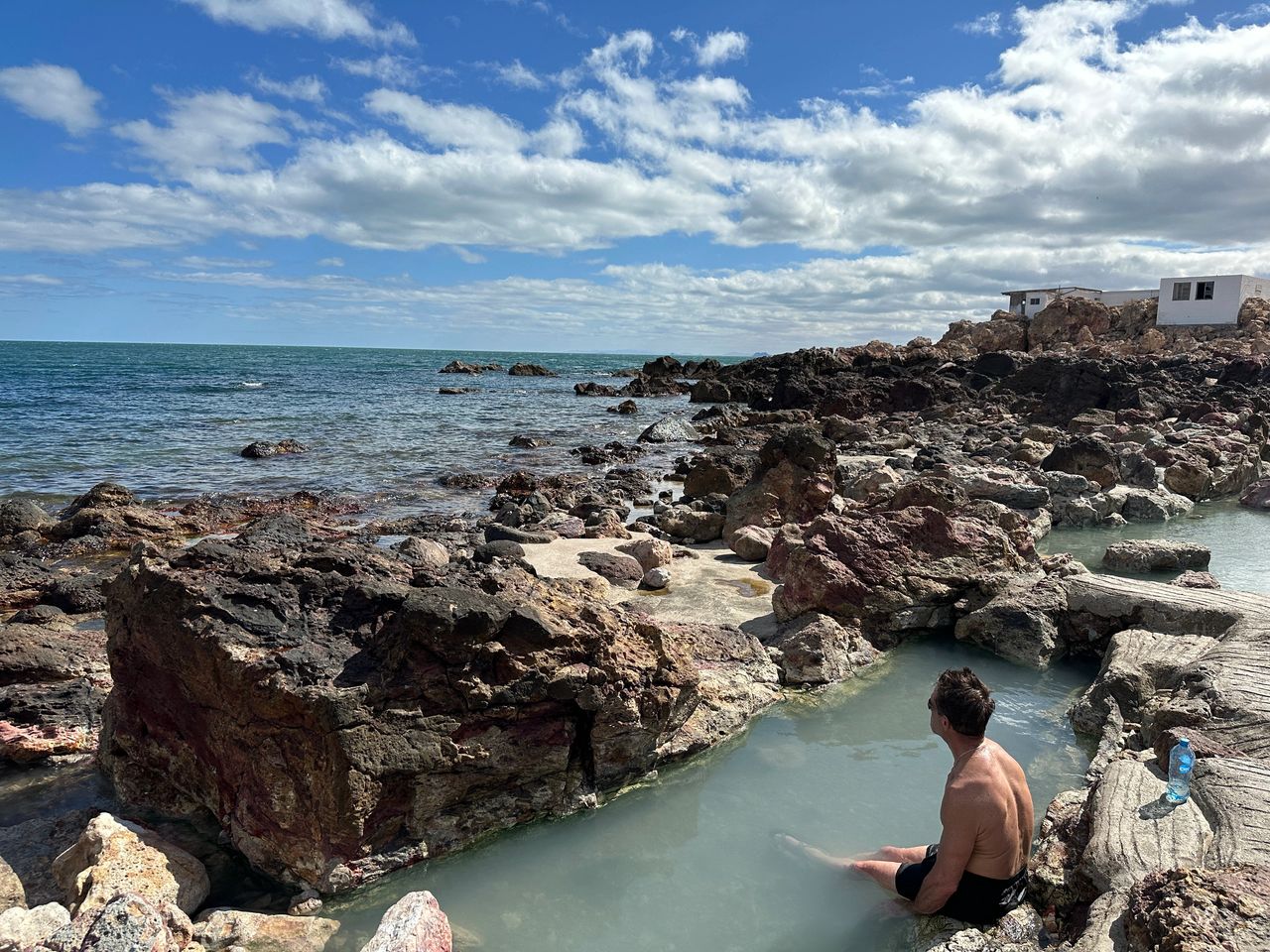 Hot springs at Puertecitos. Hot springs at Puertecitos.