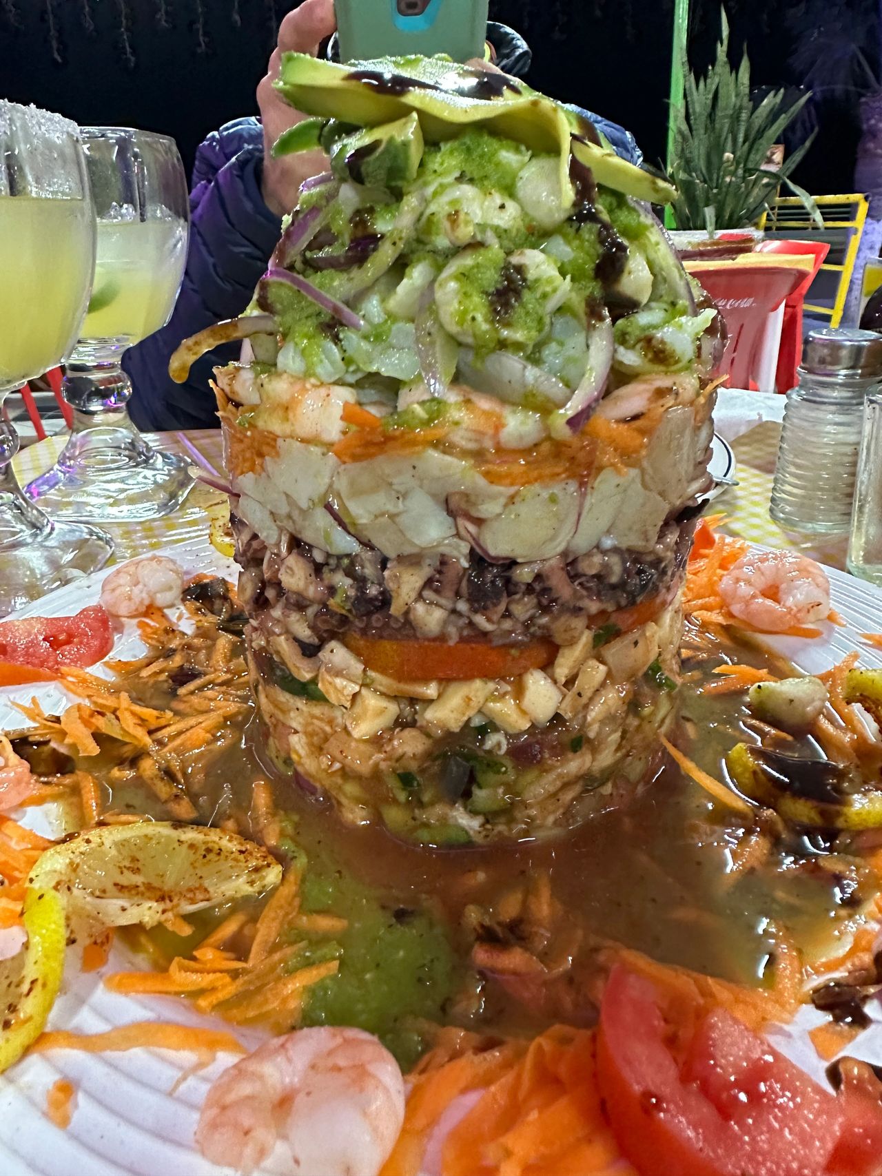 Seafood tower. Seafood tower.