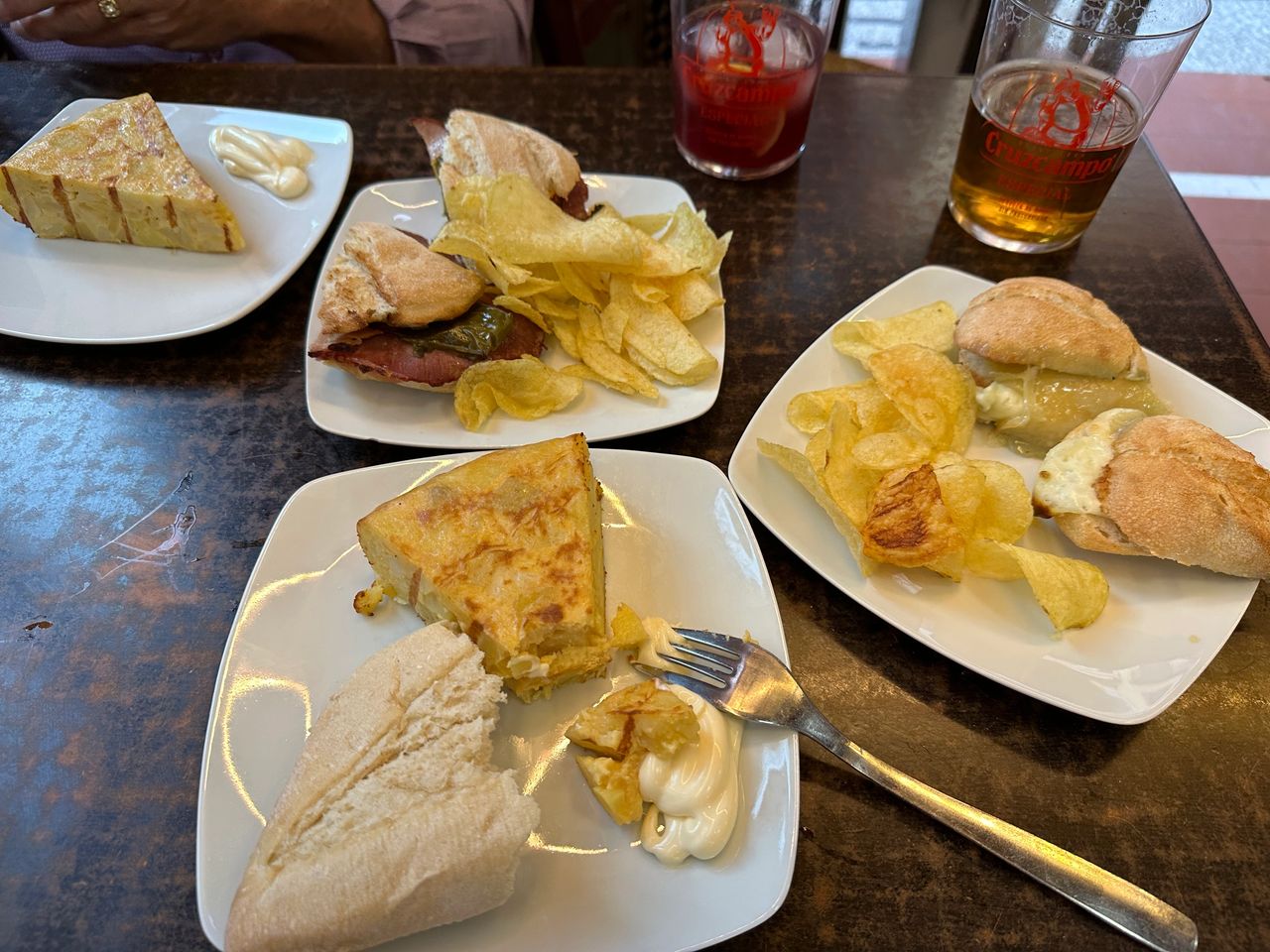 Typical Spanish tapas