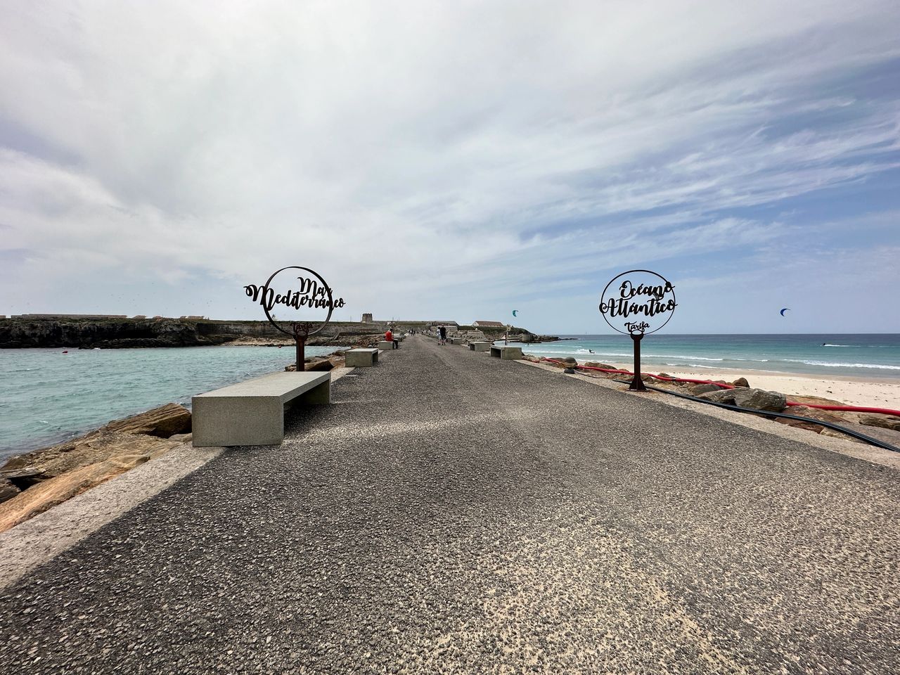 At the southernmost point with the Mediterranean on our left and the Atlantic on our right