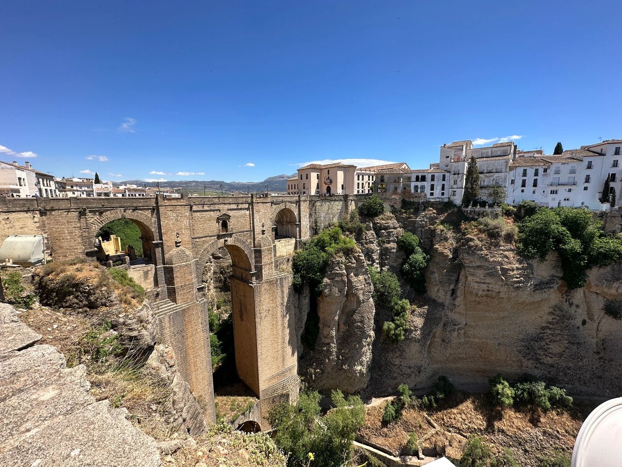 The Tajo de Ronda, separating the Old City from the New City