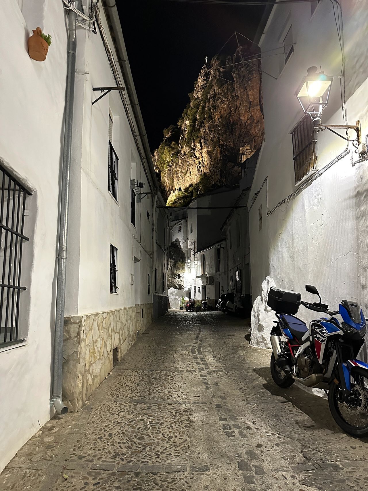 Parked for the night in Ubrique