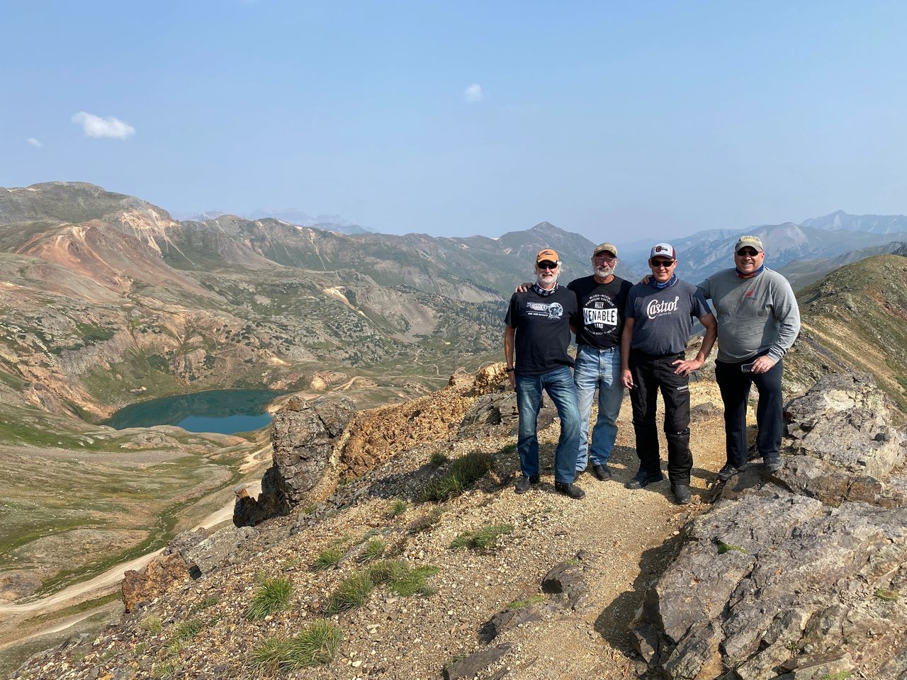 Group on California Pass Group on California Pass