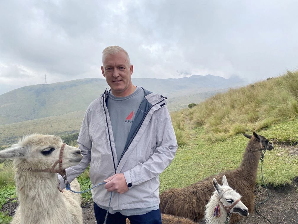 I made some new friends on my way back to the gondola!