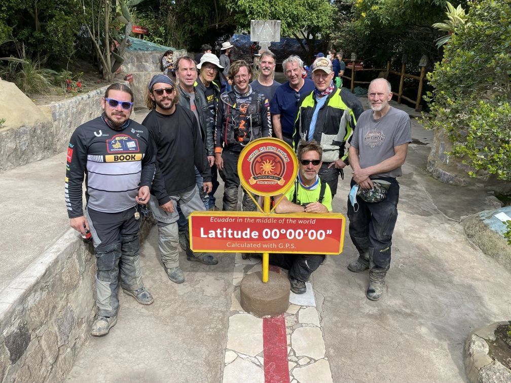 Our group at the equator