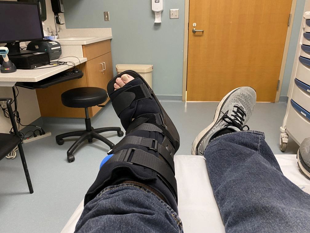 Back in Denver at the hospital