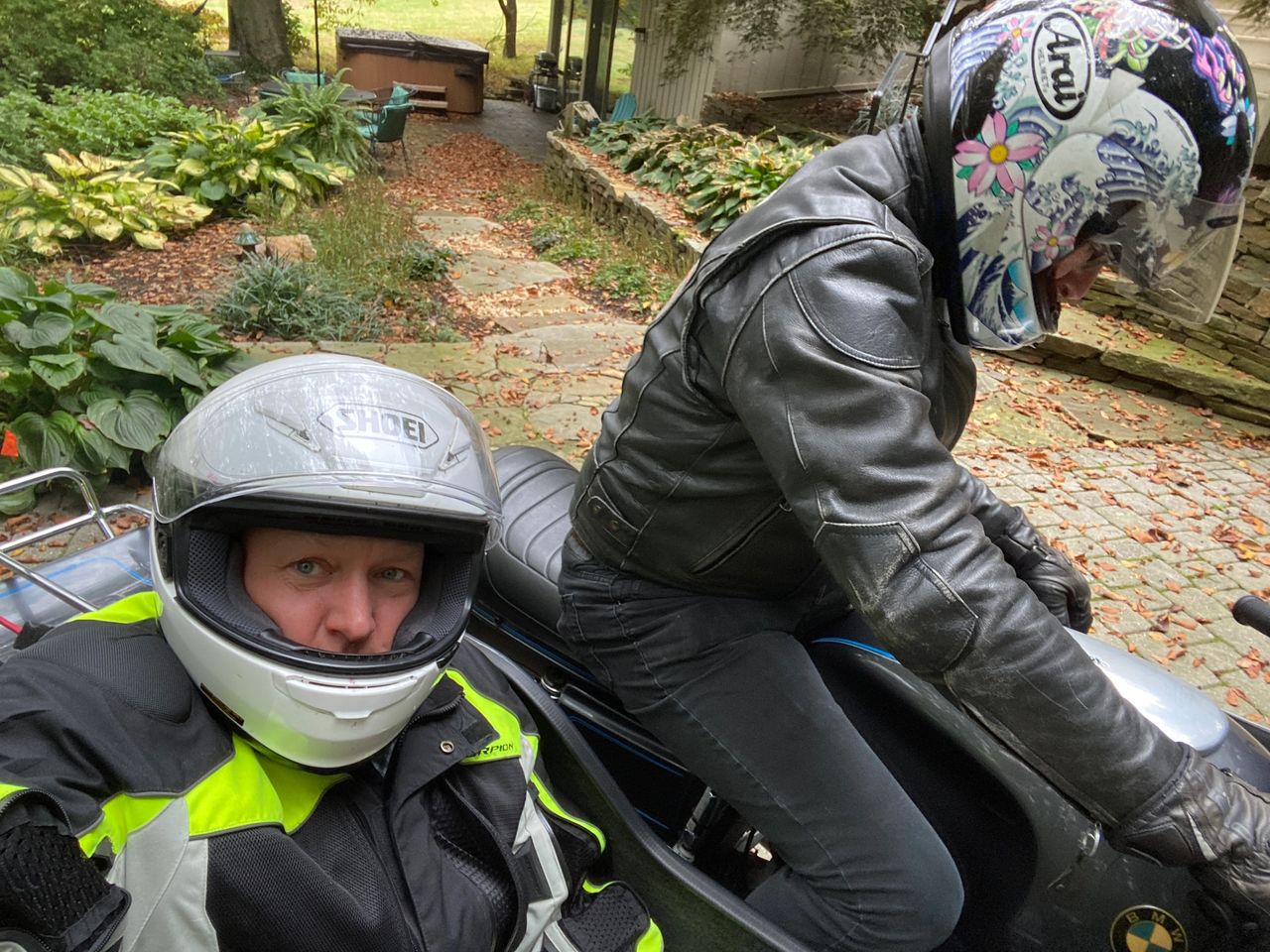 Getting a ride back to the train station