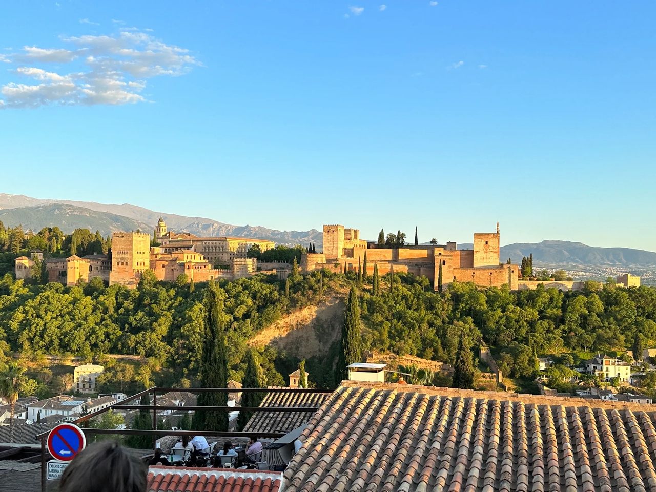 La Alhambra at sunset