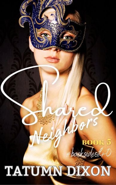 Woman in an ornate blue mask and gold dress on book cover.