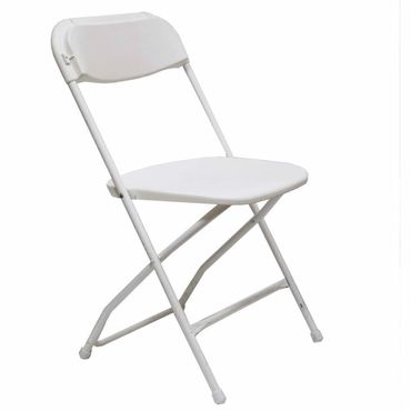 Non Padded White Chair