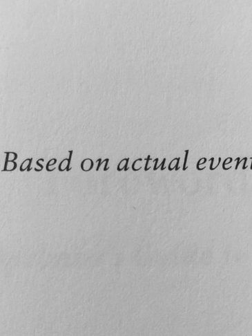 Text on paper saying 'Based on actual even'.