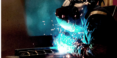 Welder working