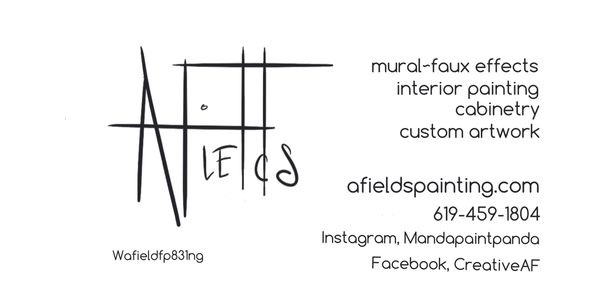 My logo and complete contact information. 